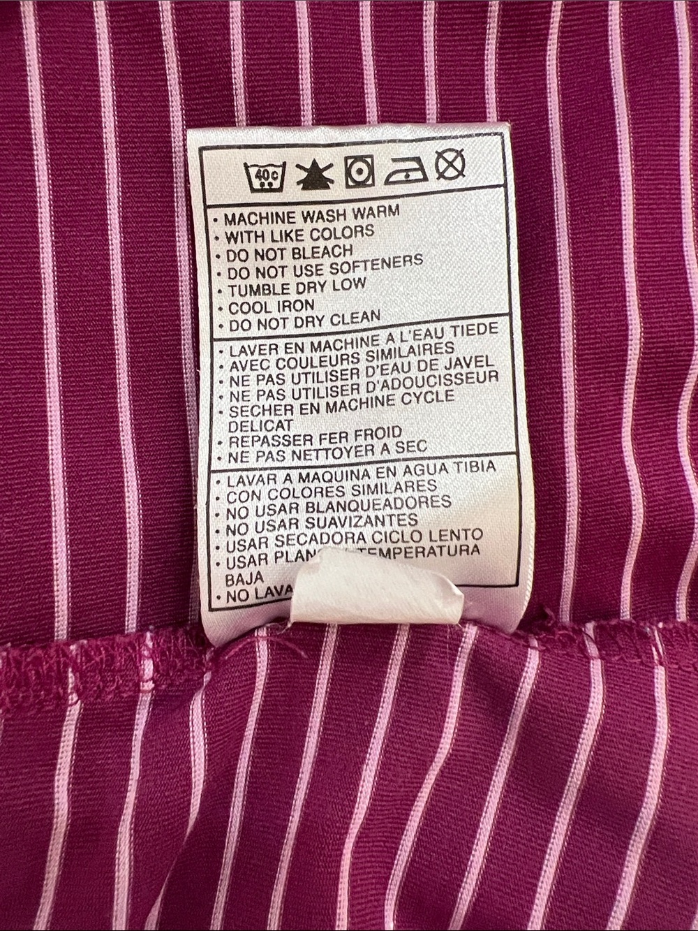 Nike Golf Women’s Polo Purple Striped - Picture 8 of 10